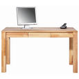 SCHREIBTISCH  Kernbuche  - Kernbuche, Design, Holz (140/80/76cm) - Carryhome