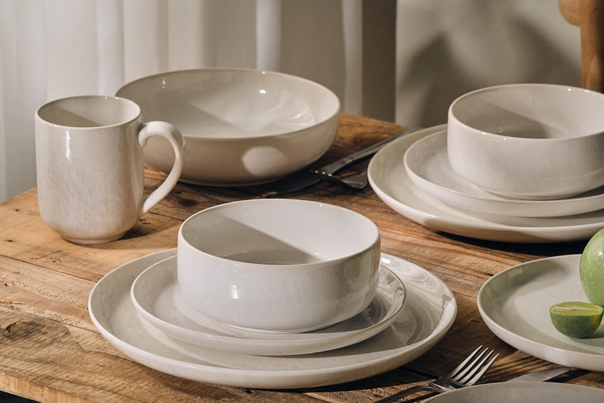 KOMBISERVICE Beige Marbella 20-teilig 4 Personen  - Beige, Trend, Keramik - Novel