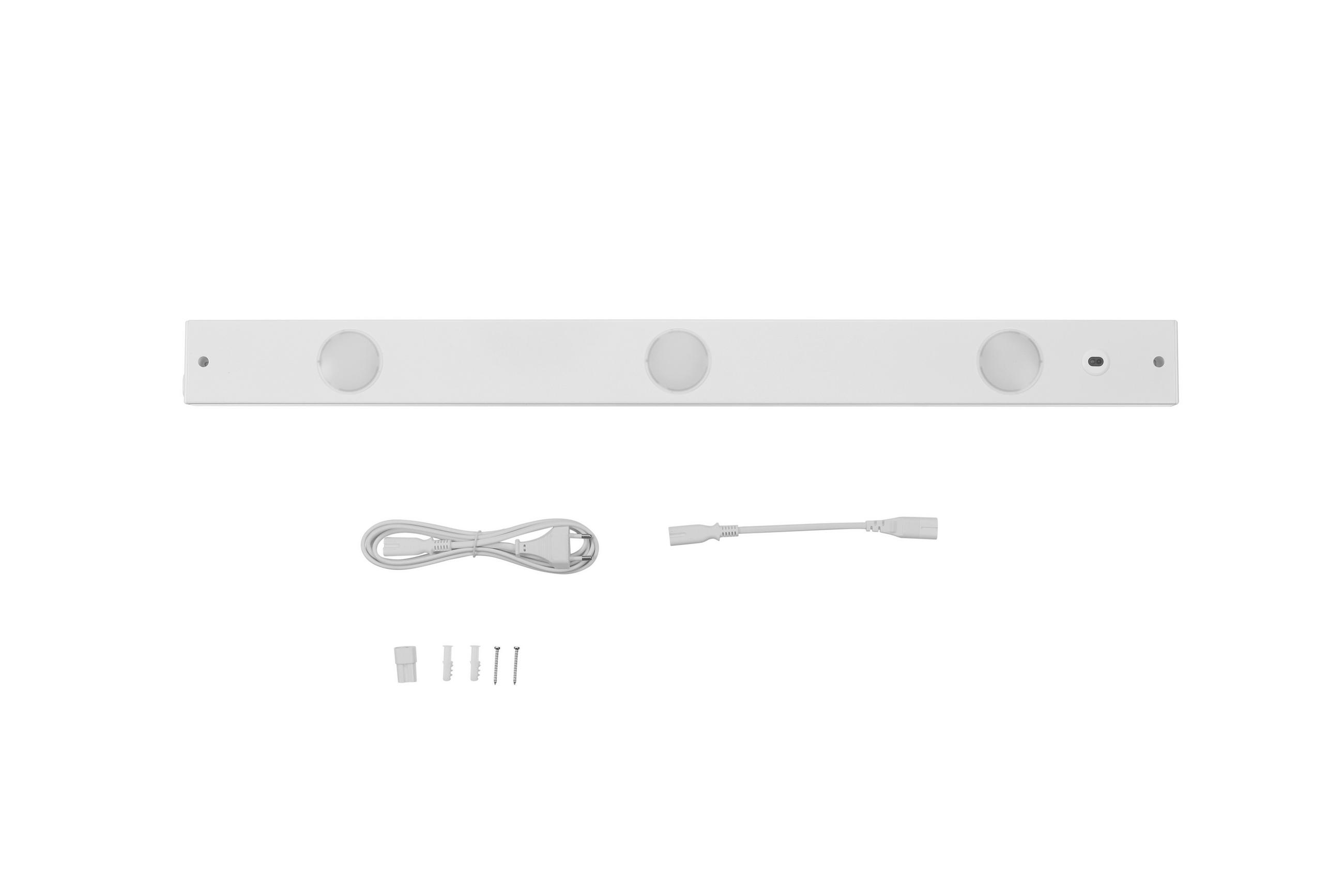 UNTERBAULEUCHTE 7/2,5/82 cm   - Weiß, Basics, Kunststoff (7/2,5/82cm)