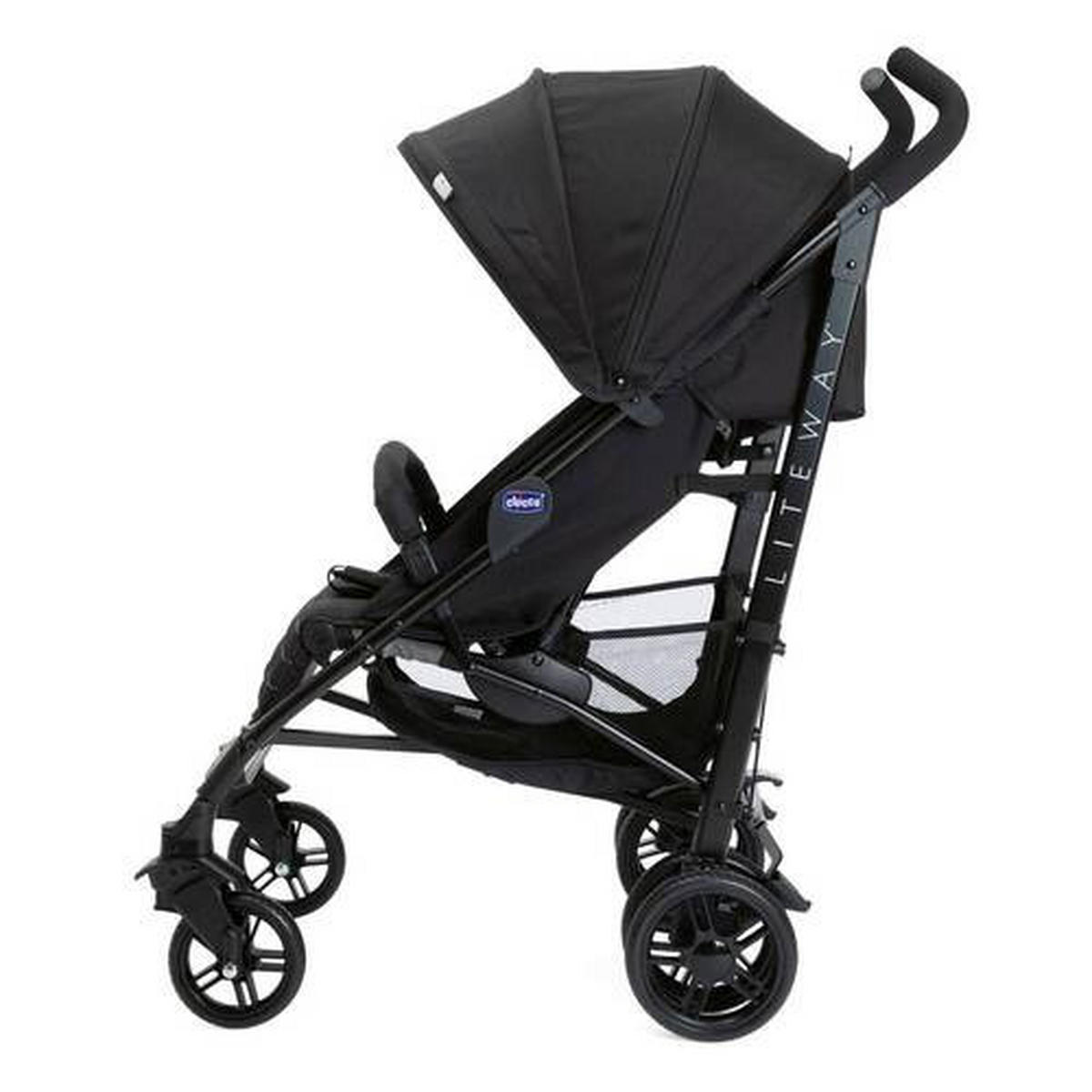 BUGGY LITEWAY 4  - Schwarz, Basics, Textil/Metall (48/103/88cm) - Chicco