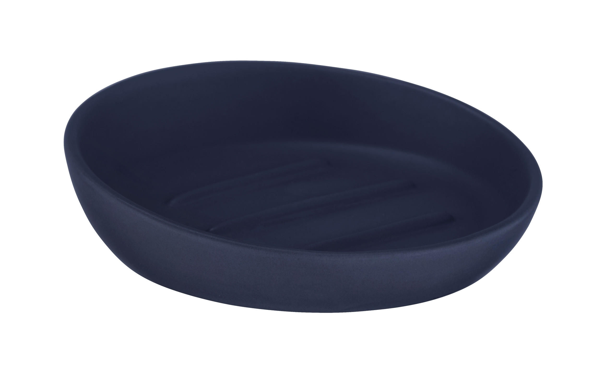 SEIFENSCHALE Keramik  - Dunkelblau, Basics, Keramik (11,5/3/11,5cm) - Wenko