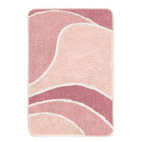 BADTEPPICH Casa Rosa 55/65/2 cm  - Rosa, Basics, Kunststoff/Textil (55/65/2cm) - Kleine Wolke