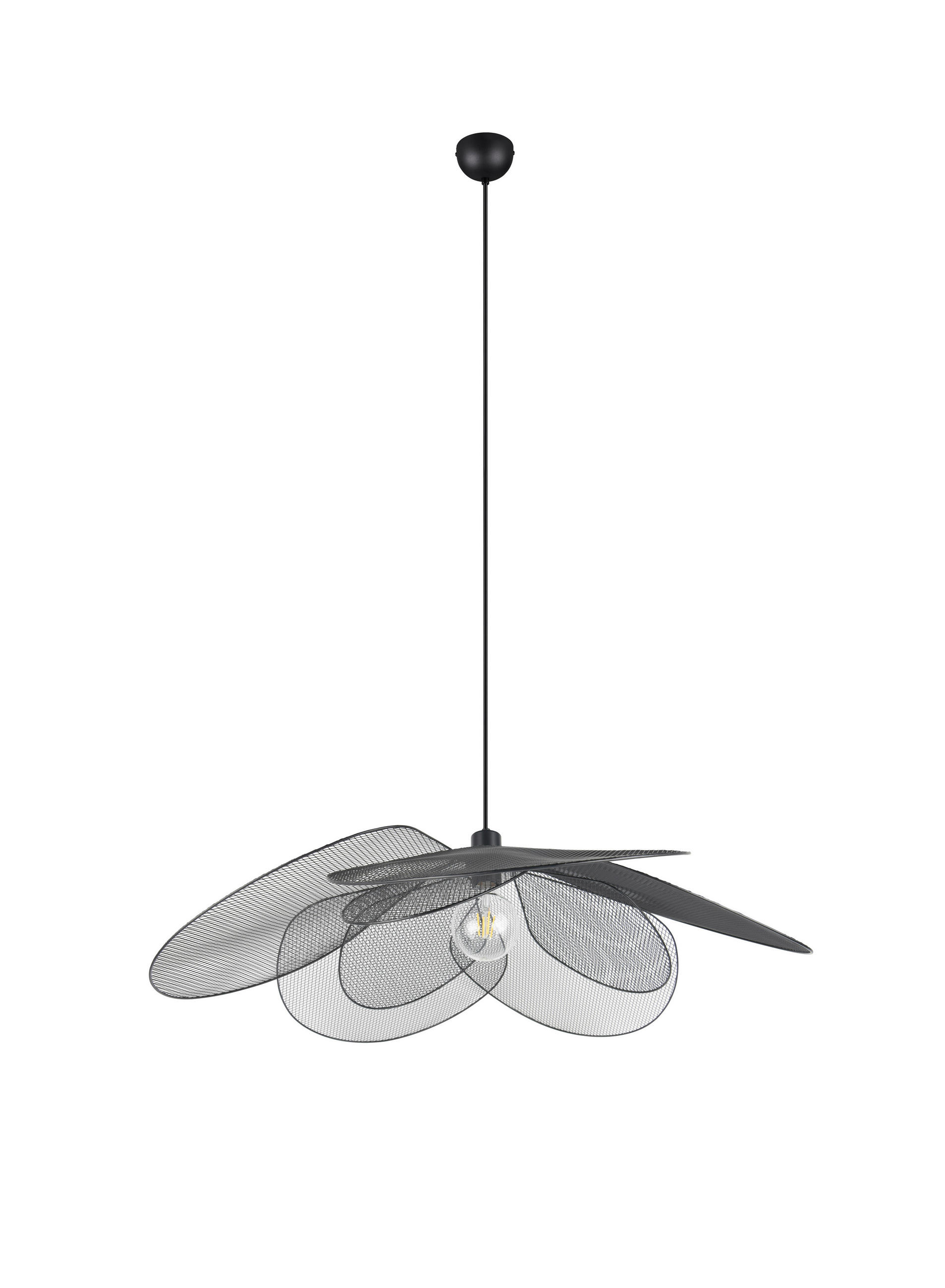 HÄNGELEUCHTE 87/150 cm    - Schwarz, Lifestyle, Metall (87/150cm)