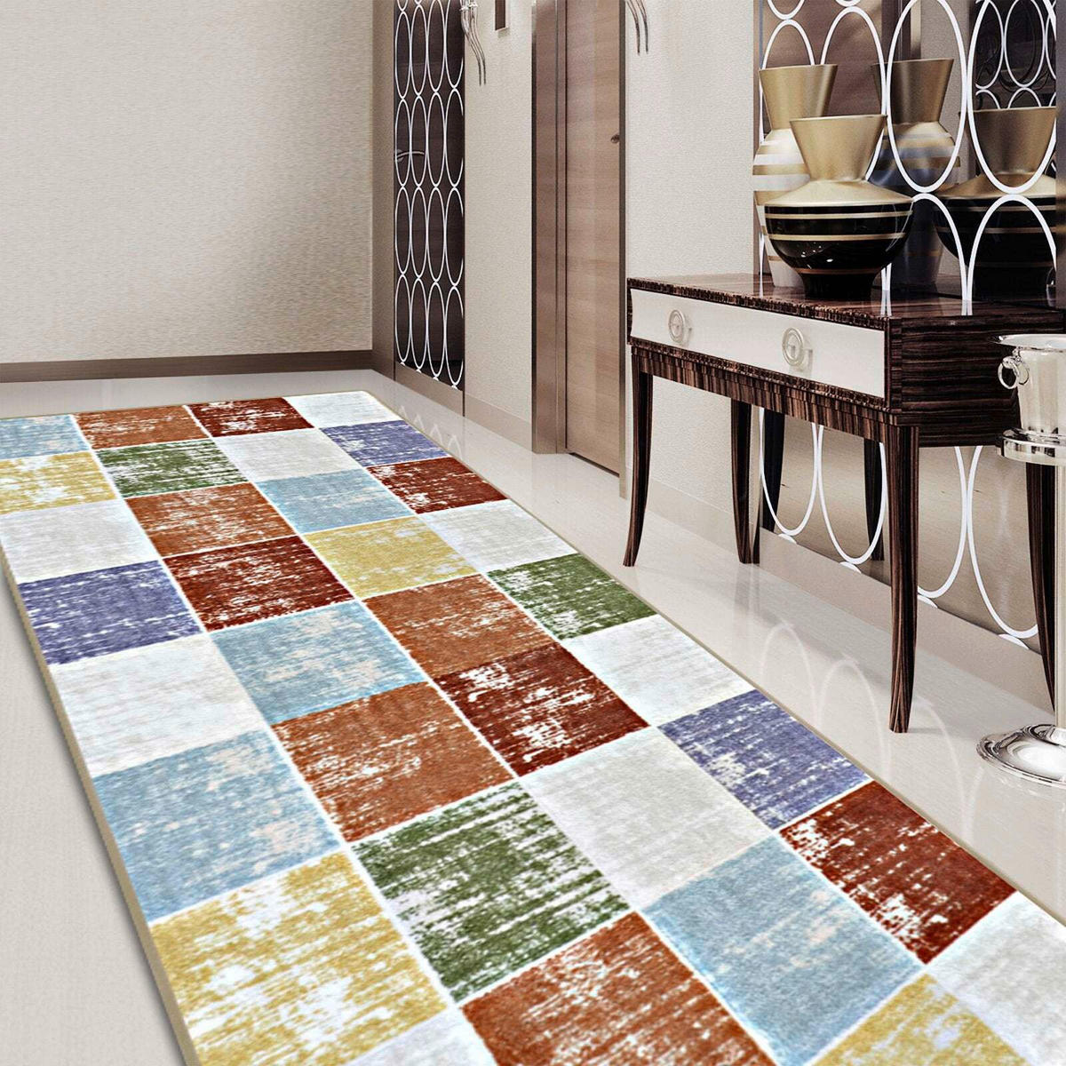 LÄUFER 80/350 cm Capera  - Multicolor, Design, Kunststoff/Textil (80/350cm) - Floordirekt