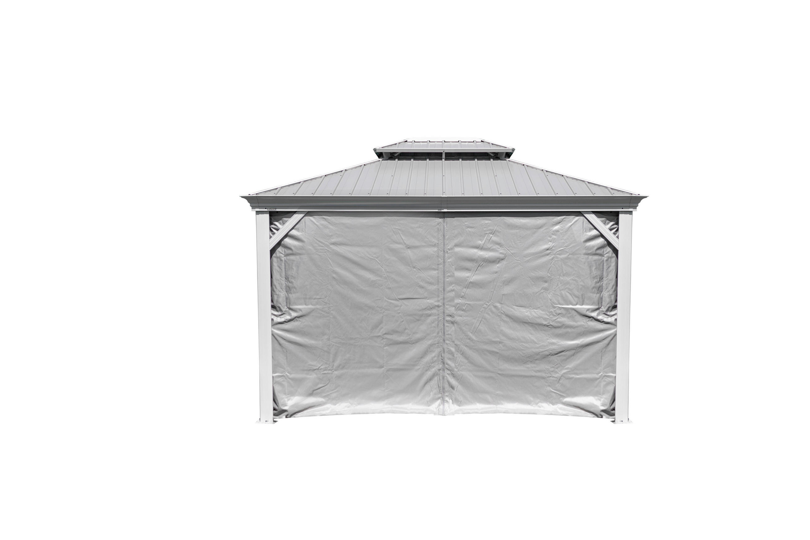 PERGOLA-SEITENTEIL  - Braun, Basics, Textil