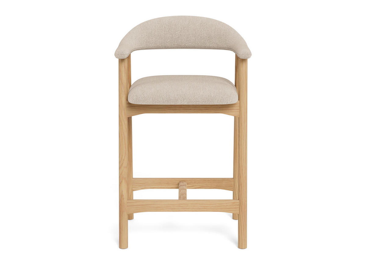 TRESENSTUHL Holz, Textil Beige  - Beige, Modern, Holz/Textil (52/91/52cm) - MID.YOU