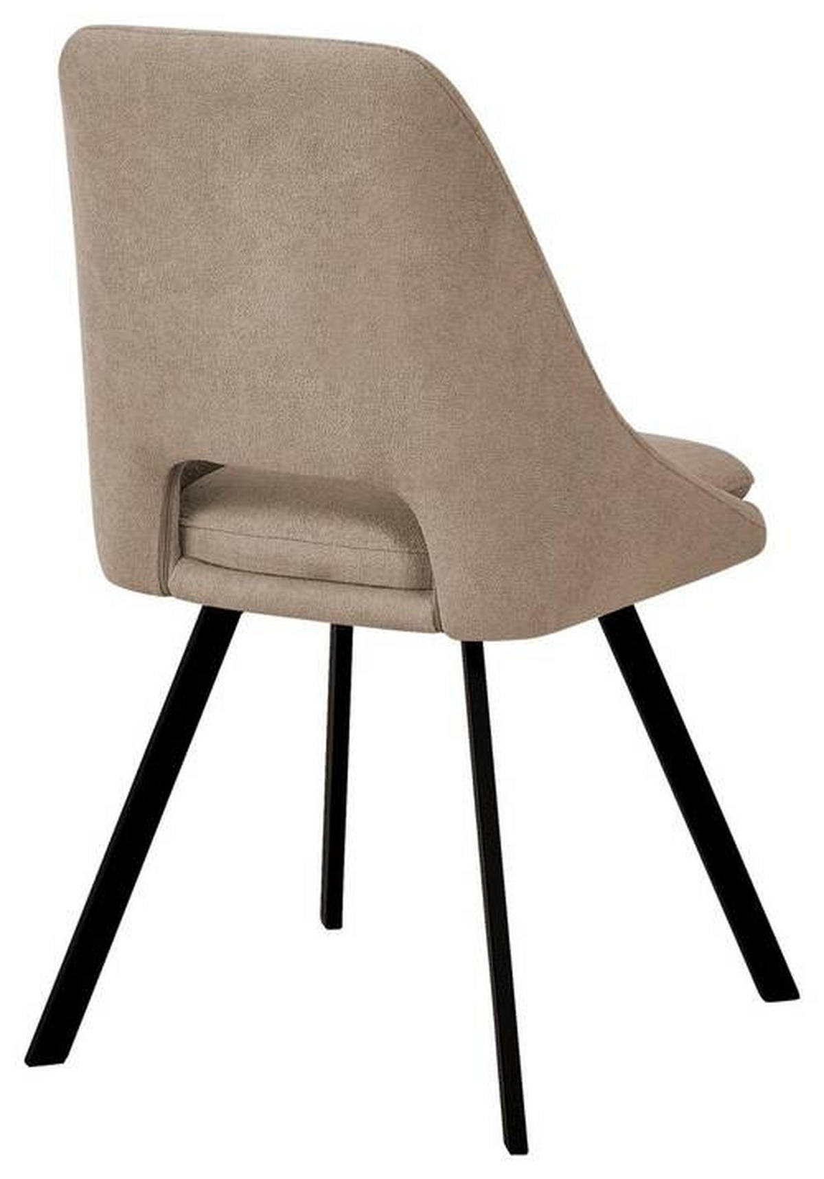 ŽIDLE, šedohnědá - černá/šedohnědá, Design, kov/textil (48/85/56cm) - Boxxx