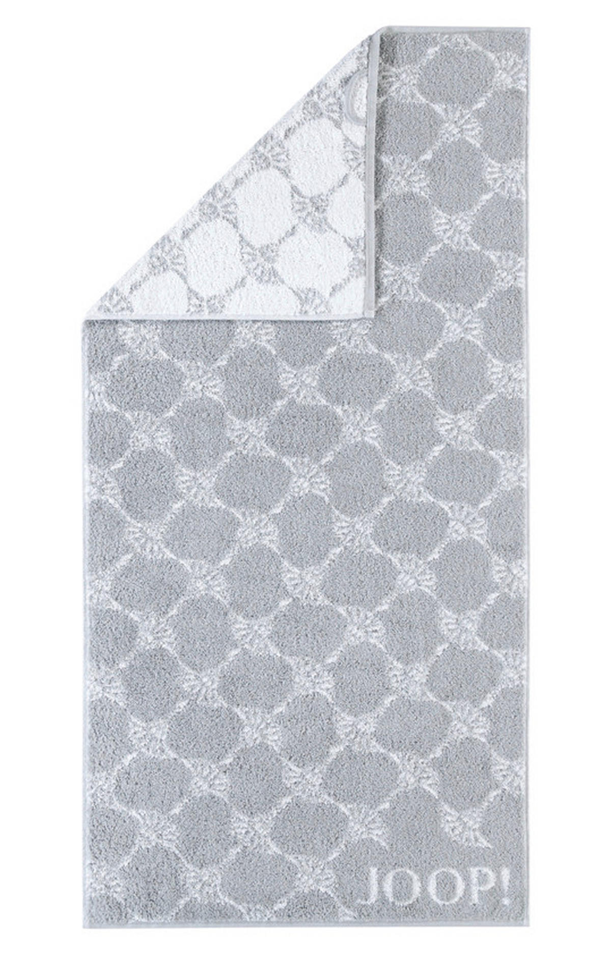 GÄSTETUCH Classic Cornflower Silberfarben 3-teilig 30/50 cm  - Silberfarben, Basics, Textil (30/50cm) - Joop!