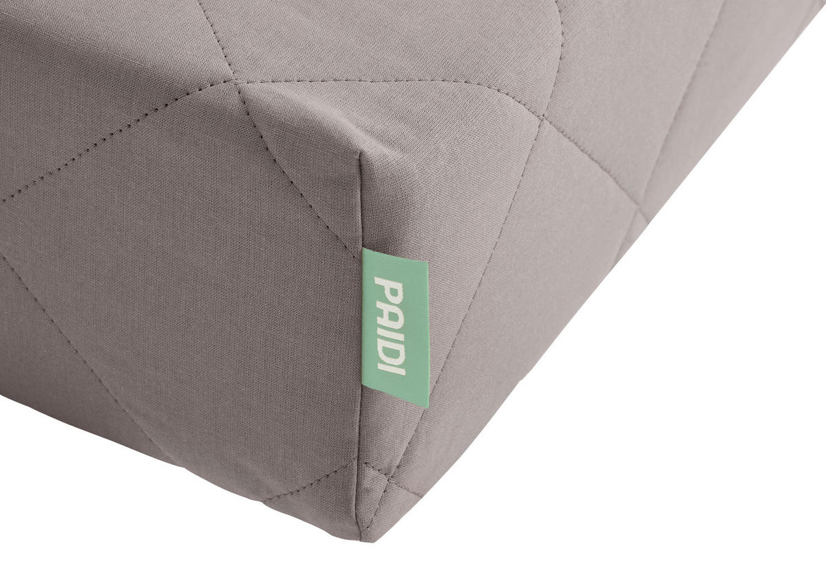 JUGENDMATRATZE 120/200 cm Höhe ca. 14 cm  - Taupe, Basics, Textil (120/200cm) - Paidi