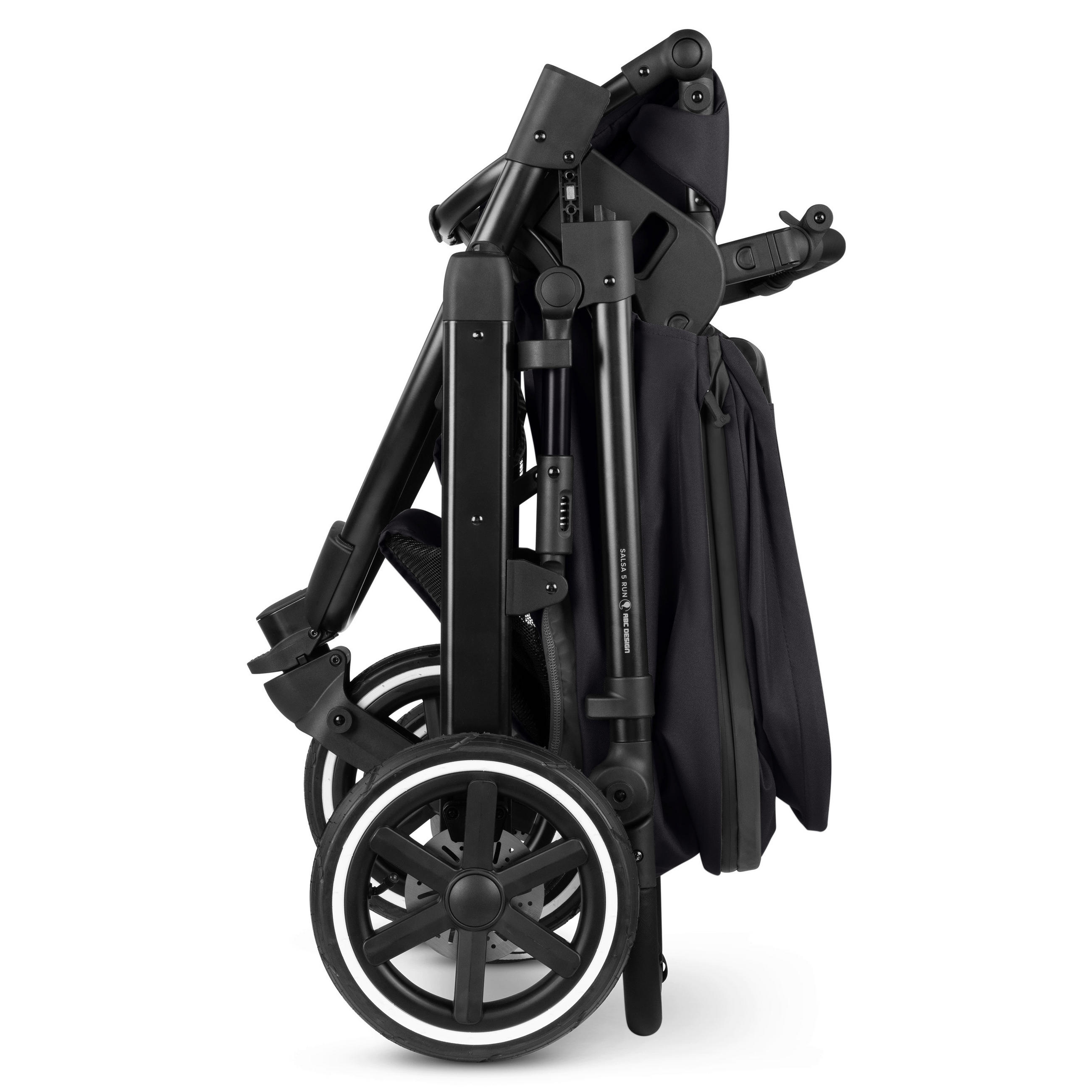 (6ER SET) Sommer Aktion  Salsa 5 Run Sommer Set  Coal  - Schwarz, Basics, Textil/Metall (65/122/95cm) - ABC Design