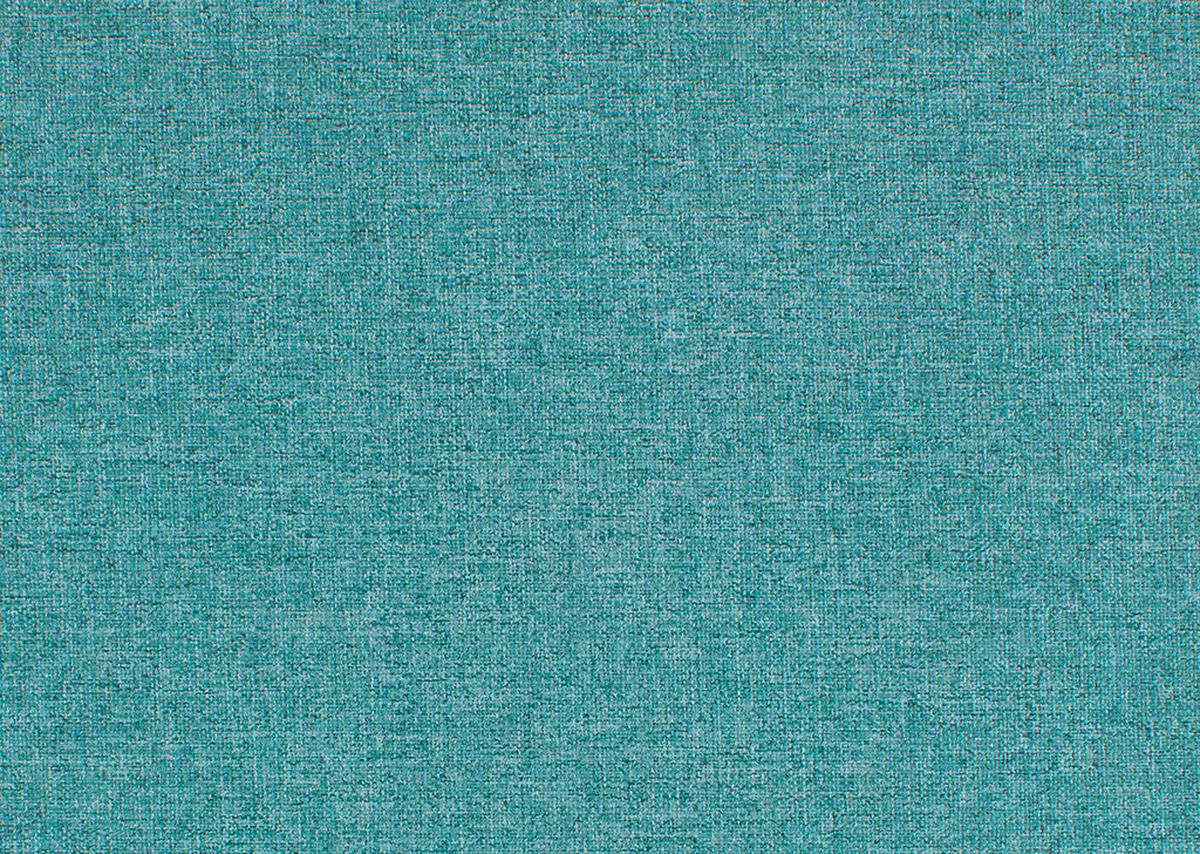 WOHNLANDSCHAFT in Flachgewebe Türkis  - Türkis/Silberfarben, Design, Kunststoff/Textil (187/365/263cm) - Cantus