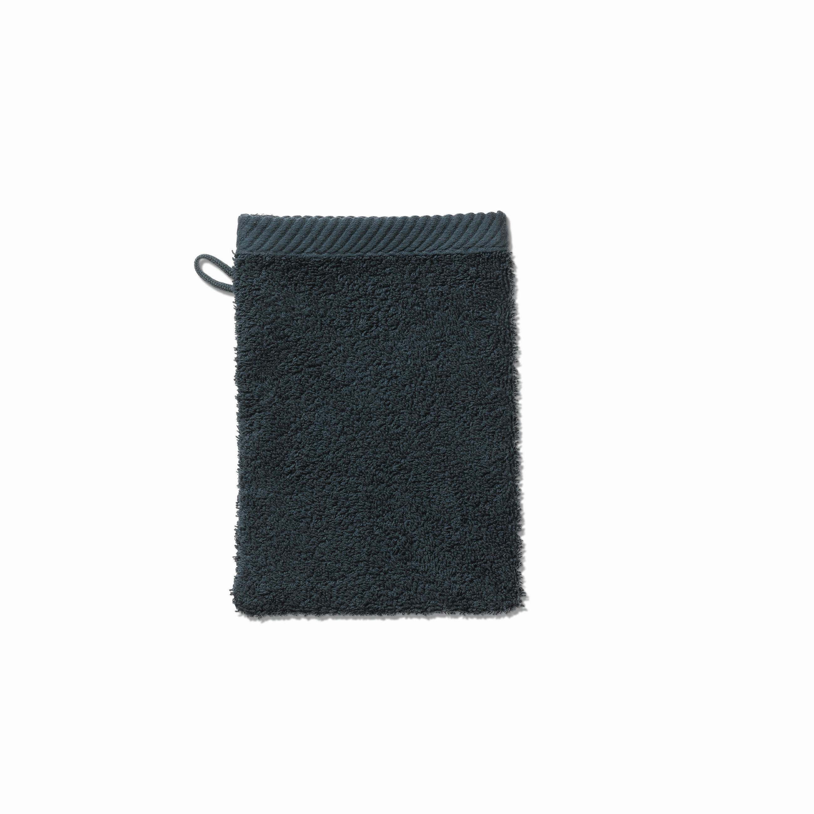 WASCHLAPPEN Schwarz  - Schwarz, Basics, Textil (15/21cm) - Kela