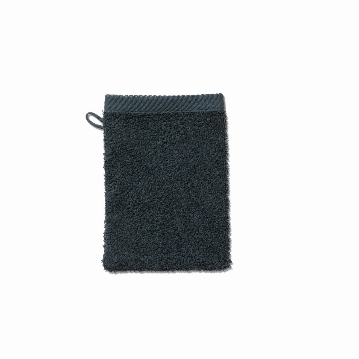WASCHLAPPEN Schwarz  - Schwarz, Basics, Textil (15/21cm) - Kela