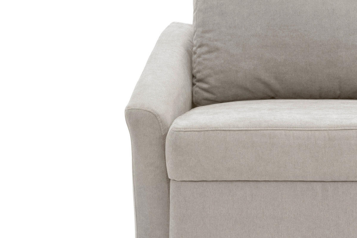 SCHLAFSESSEL RELAX BOX Mikrofaser Silberfarben Liegefunktion Rücken echt  - Silberfarben/Schwarz, Basics, Kunststoff/Textil (108/86/96cm) - MID.YOU