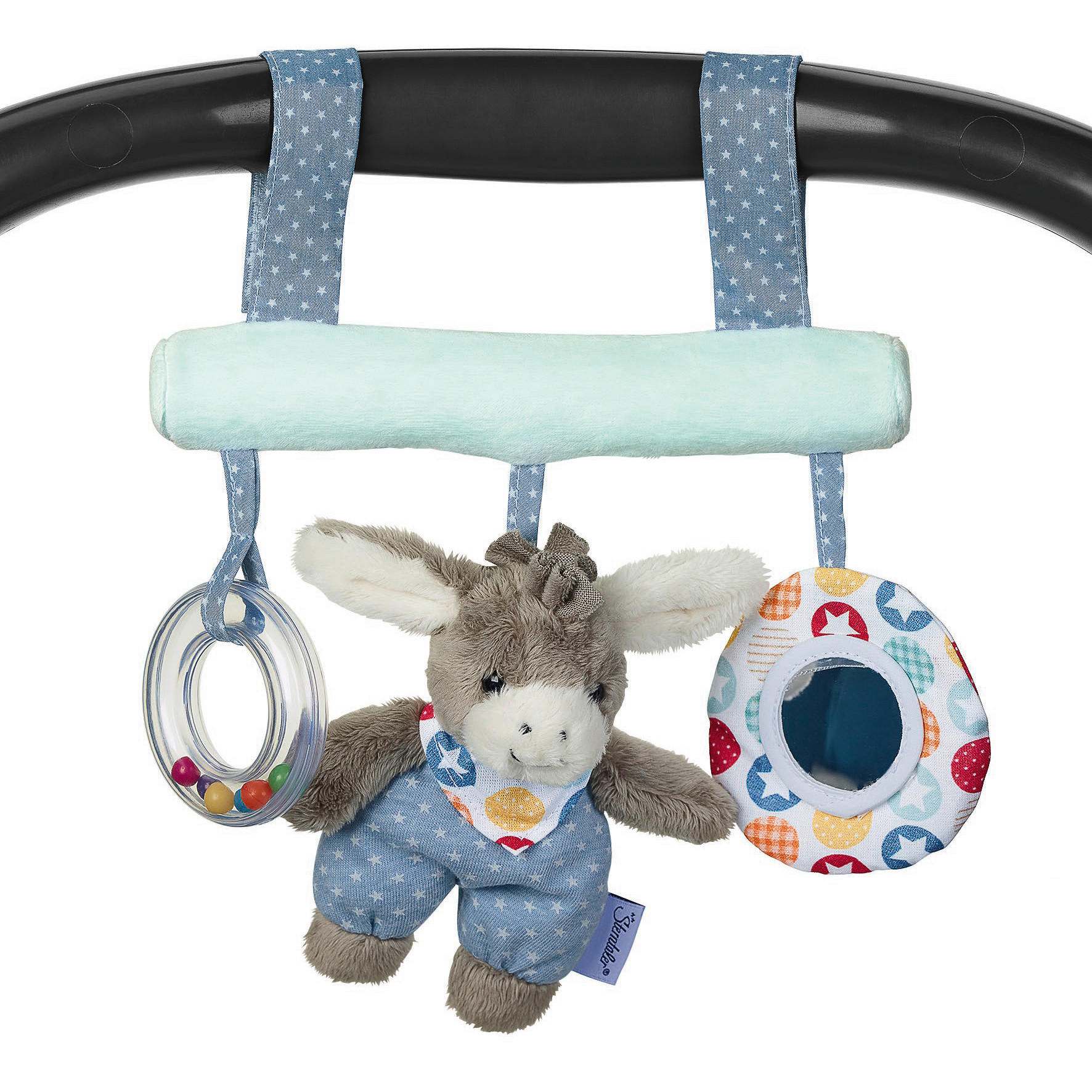 BABYSCHALENMOBILE Emmi - Blau/Multicolor, Basics, Textil (26/19/5cm) - Sterntaler