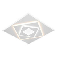 LED-DECKENLEUCHTE 47,7/47,7/6 cm   - Weiß, Basics, Kunststoff/Metall (47,7/47,7/6cm) - Novel