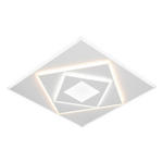 LED-DECKENLEUCHTE 47,7/47,7/6 cm   - Weiß, Basics, Kunststoff/Metall (47,7/47,7/6cm) - Novel