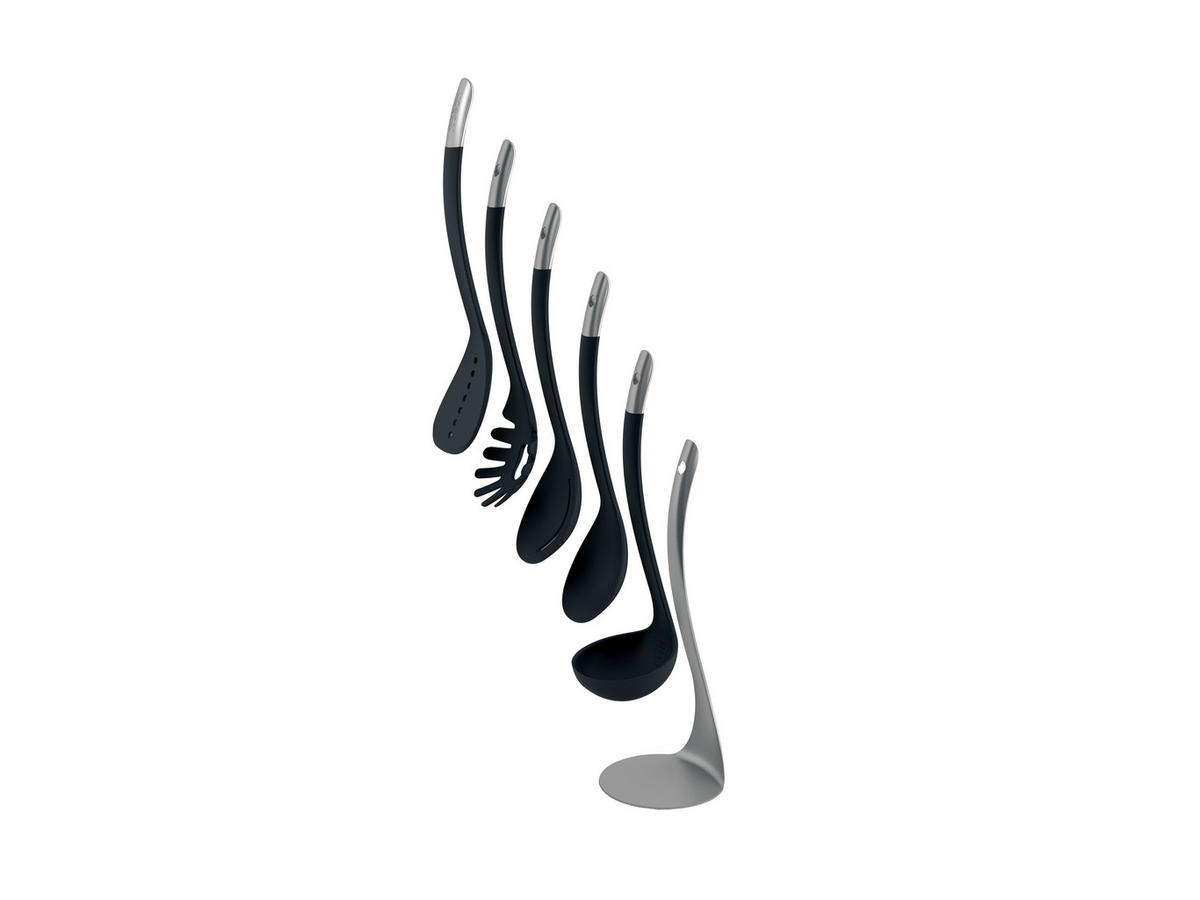 KÜCHENHELFERSET Nest  - Grau, Basics, Kunststoff/Metall (12/12/33,5cm) - Joseph Joseph