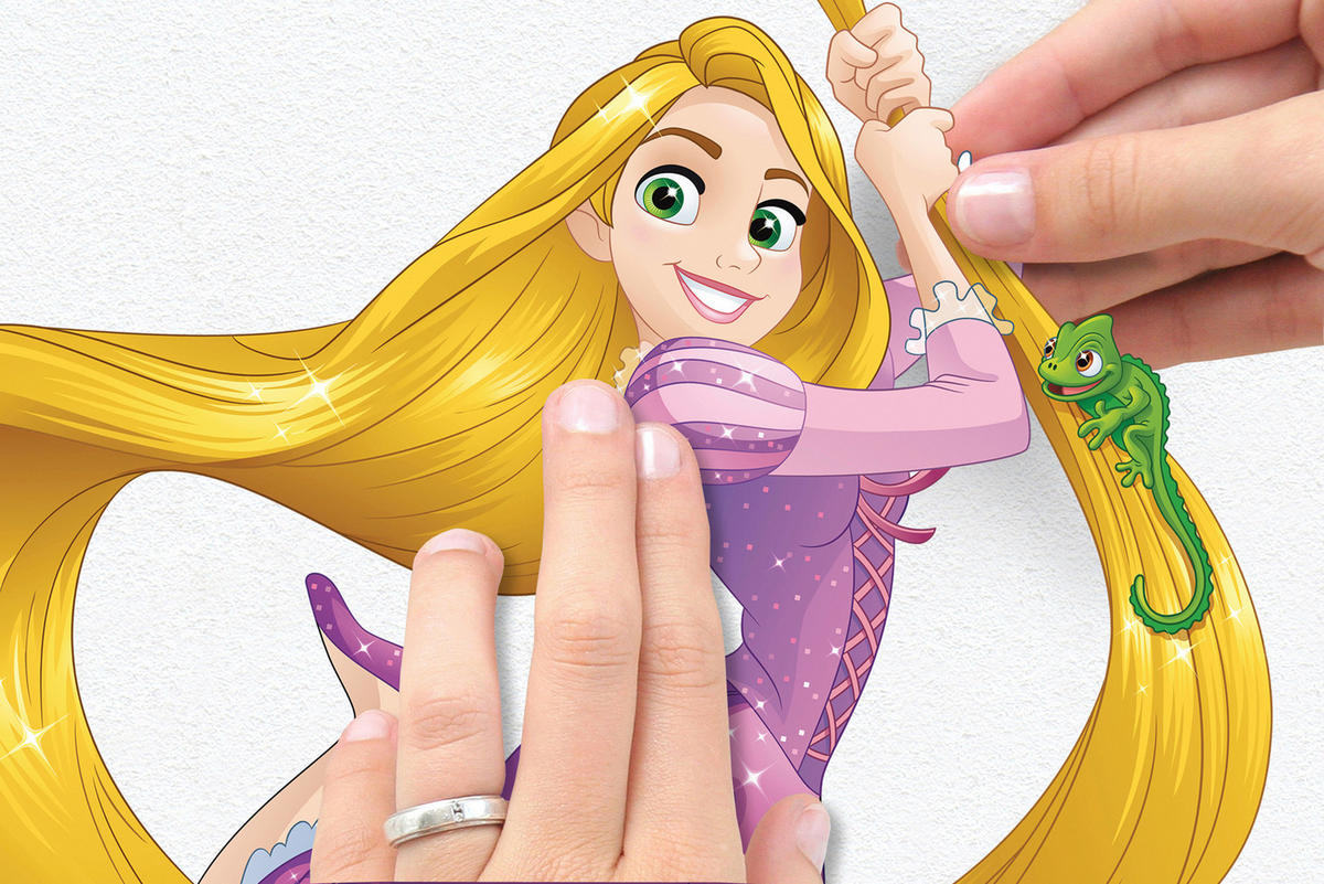 DEKOSTICKER Rapunzel  - LIFESTYLE, Kunststoff (100/70cm) - Disney