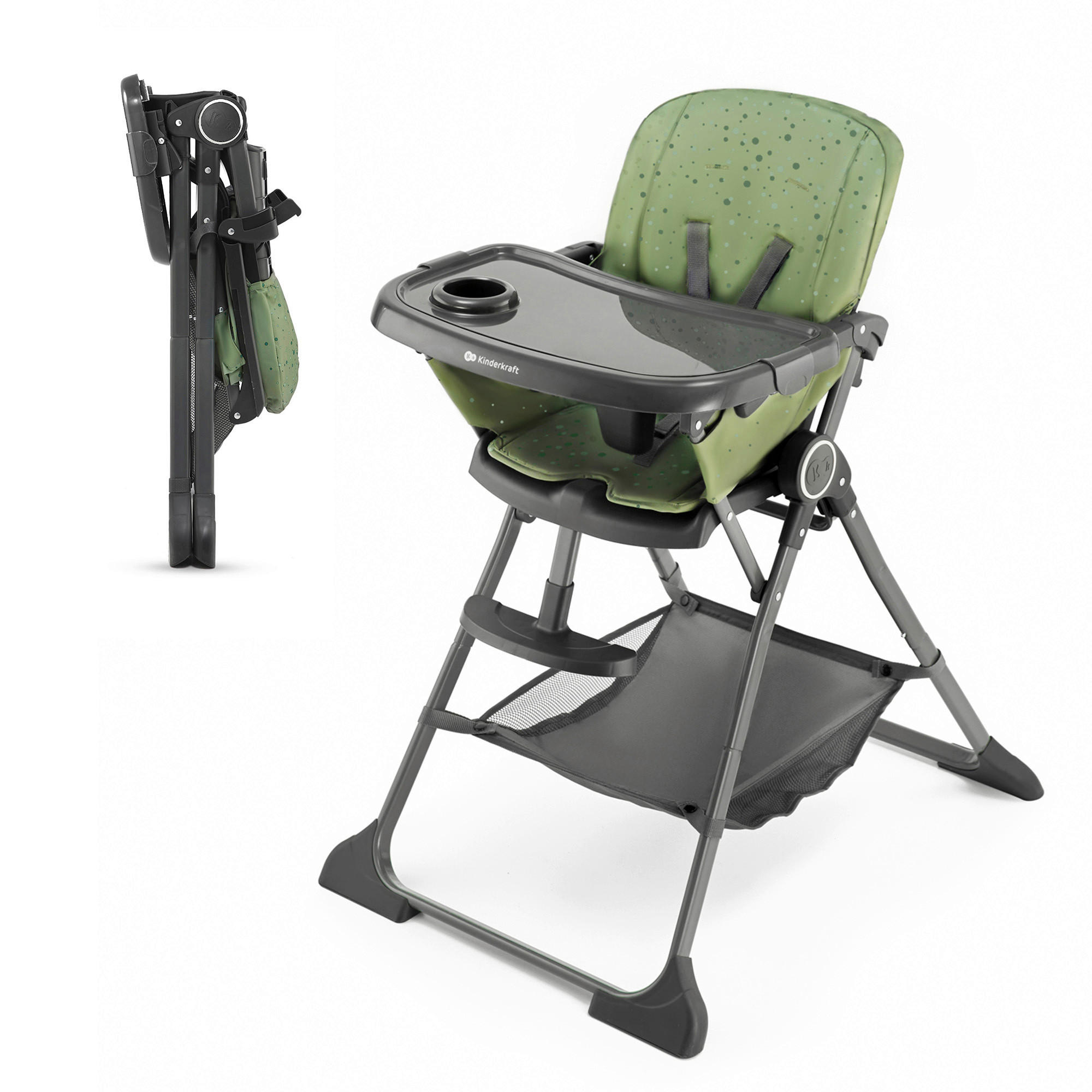 HOCHSTUHL Foldee  - Grün, Basics, Kunststoff/Metall (58/93/75cm) - kinderkraft