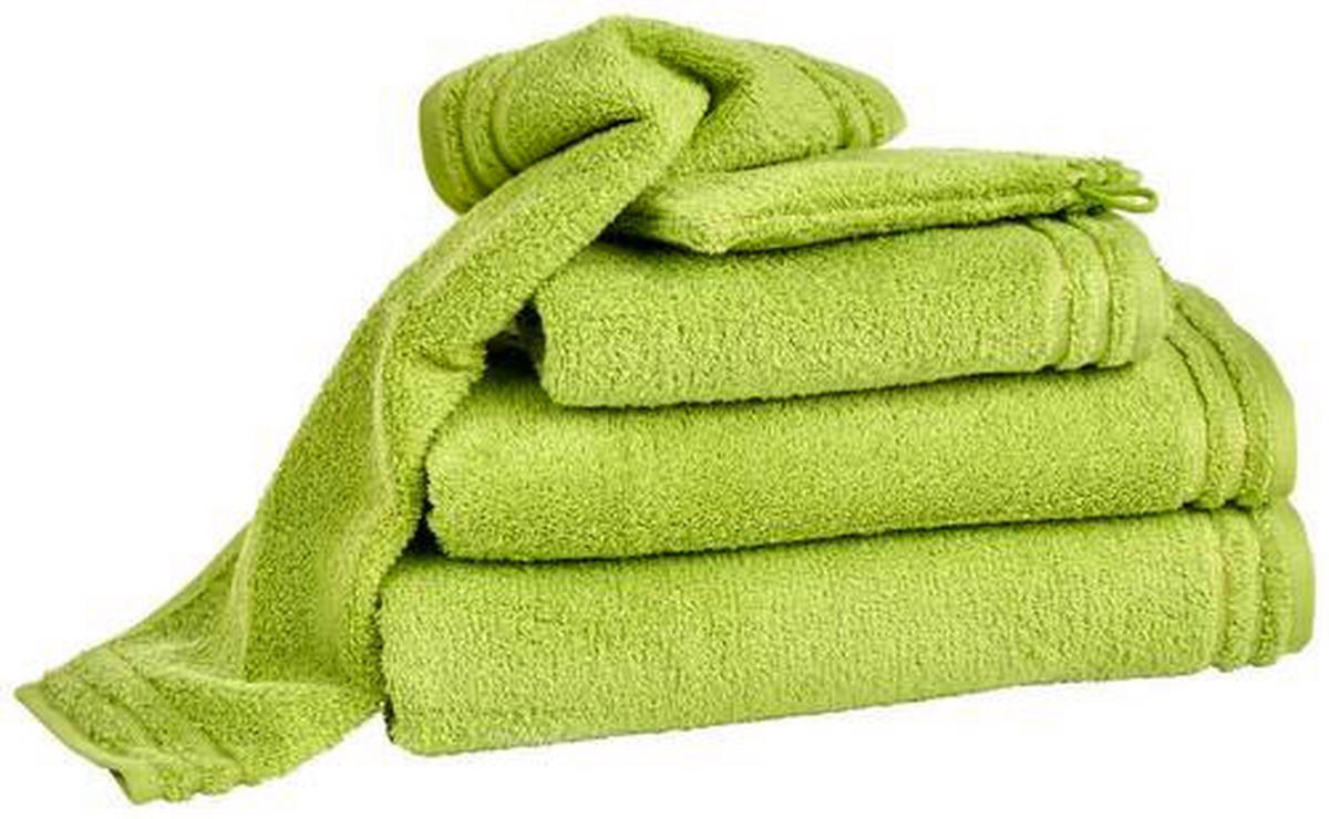 RUČNÍK DO KOUPELNY, 100/150 cm, světle zelená - světle zelená, Basics, textil (100/150cm) - Vossen