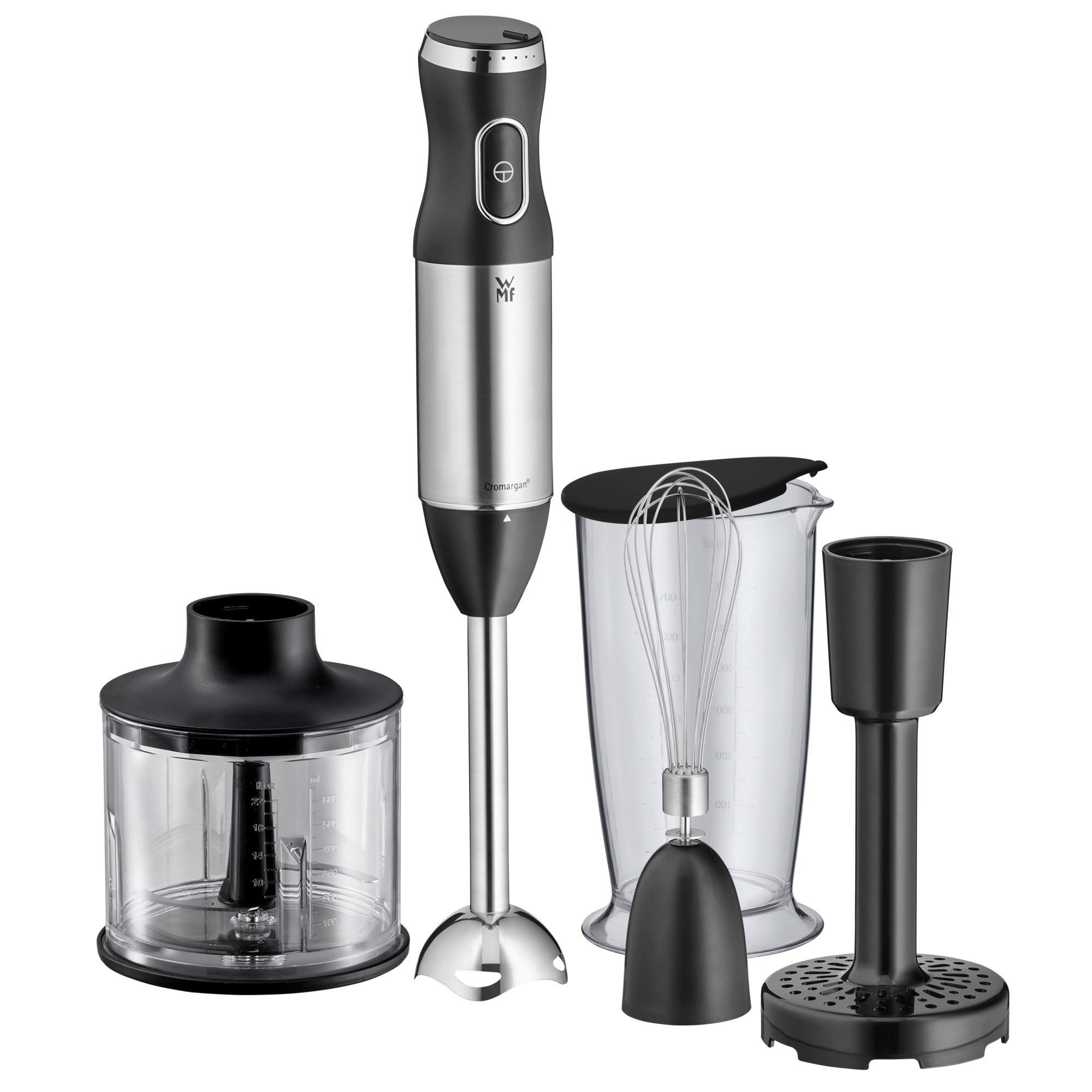 STABMIXER-SET 4-teilig  - Edelstahlfarben, Basics, Metall - WMF