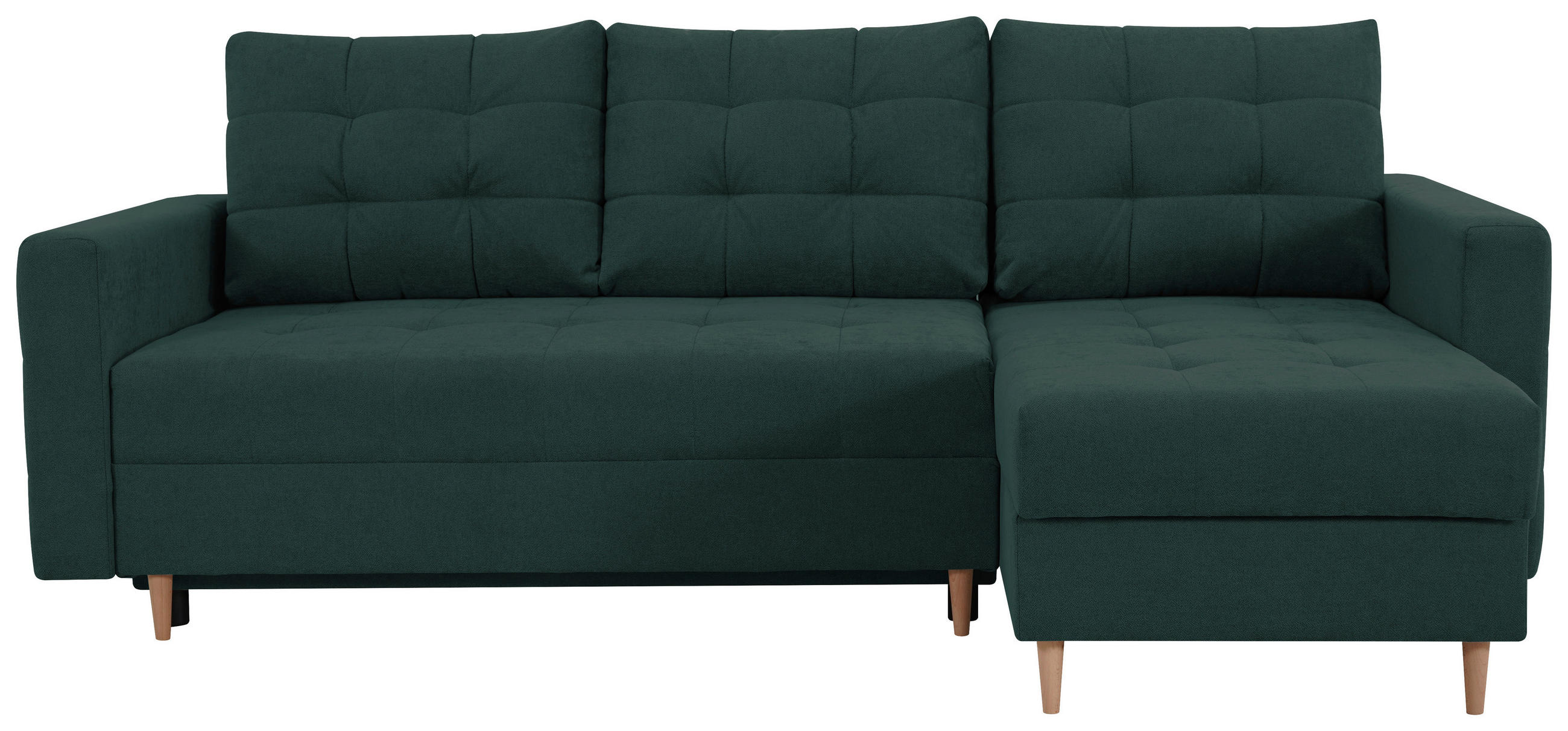 ECKSOFA Petrol  - Petrol, Design, Textil (232/141cm) - MID.YOU
