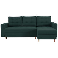 ECKSOFA Petrol  - Petrol, Design, Textil (232/141cm) - MID.YOU