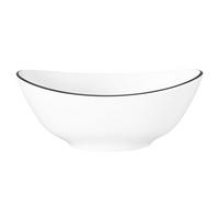 SCHÜSSEL Modern Life Black line   - Schwarz/Weiß, KONVENTIONELL, Keramik (18,5cm) - Seltmann Weiden
