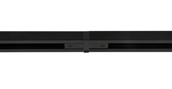 SCHIENENSYSTEM - Chromfarben/Schwarz, Trend, Kunststoff/Metall (110/104/14cm) - Novel