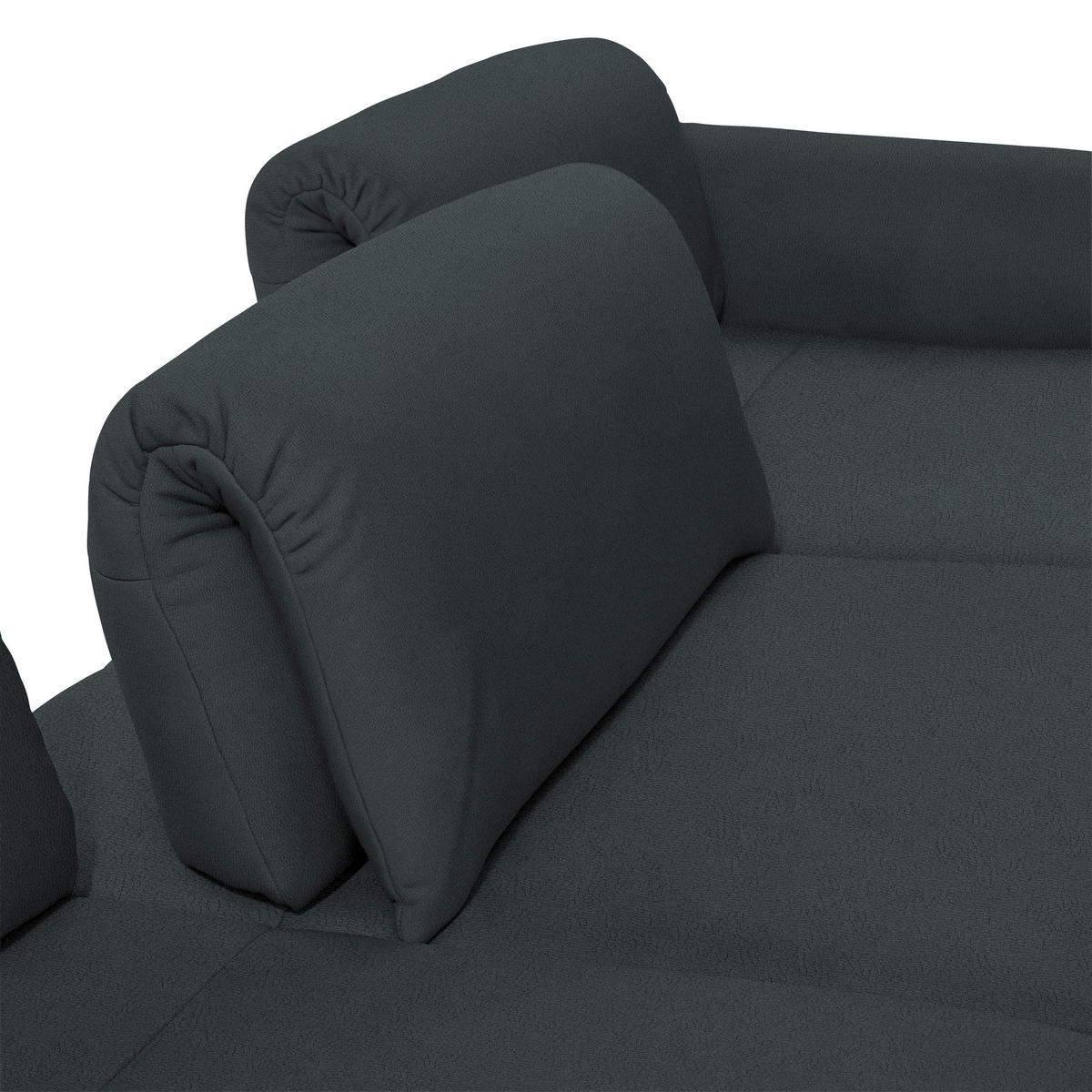 ECKSOFA in Echtleder Dunkelgrün  - Dunkelgrün/Anthrazit, Design, Leder/Metall (308/173cm) - Joop!