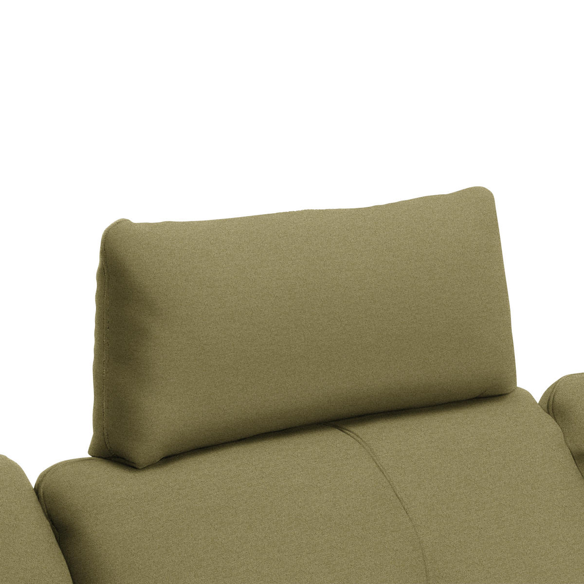 ECKSOFA in Webstoff Olivgrün  - Schwarz/Olivgrün, Design, Textil/Metall (301/179cm) - Chilliano