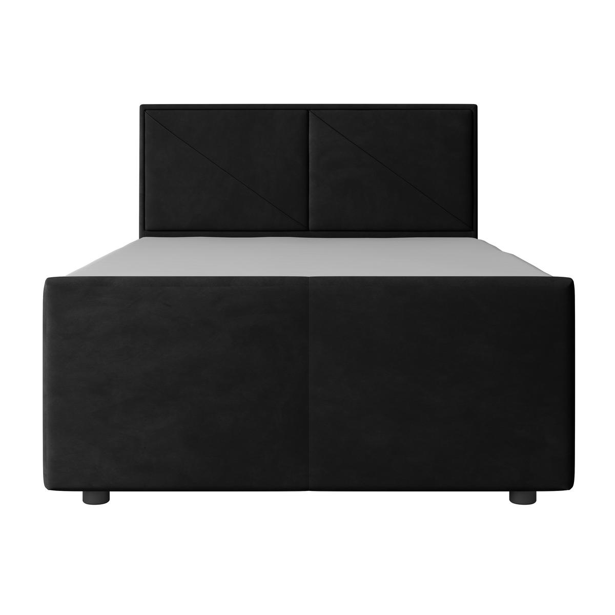 BOXSPRINGBETT 140/200 cm  in Schwarz  - Schwarz, Modern, Holz/Kunststoff (140/200cm) - MID.YOU