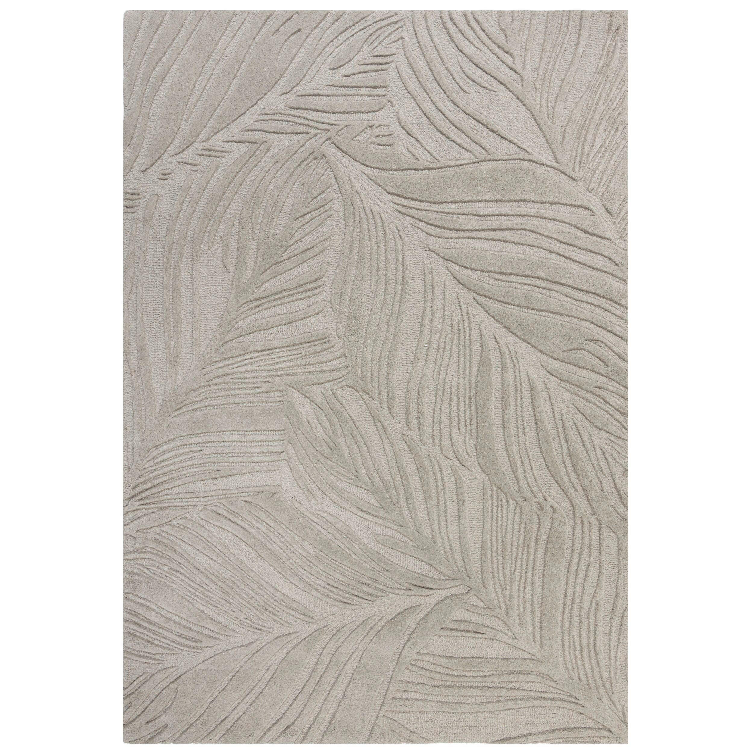 Flair Rugs Wollteppich Solace Grau 200x290 cm