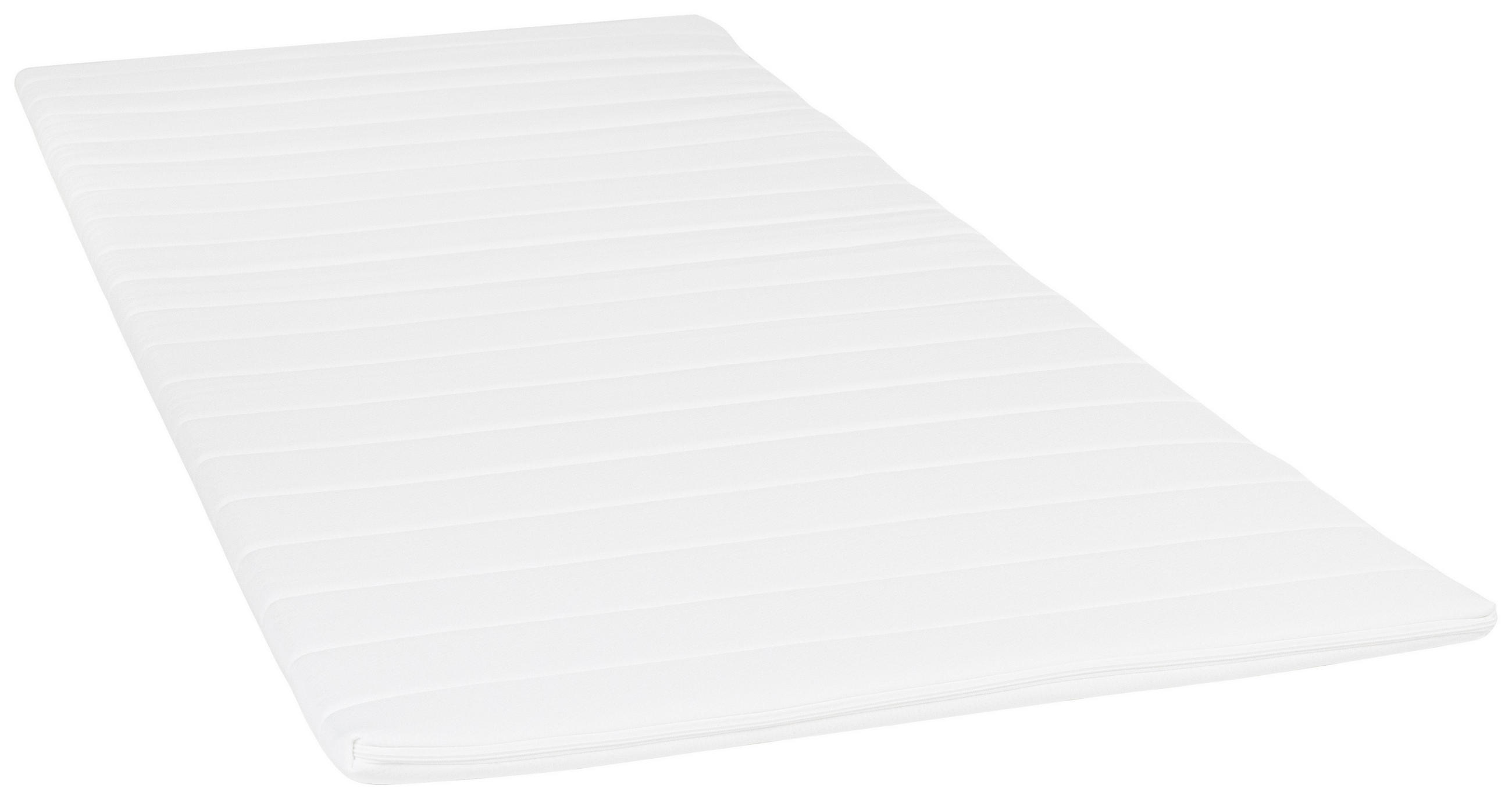 TOPPER 80/200 cm Höhe ca. 4 cm  - Weiß, MODERN, Textil (80/200cm) - Livetastic