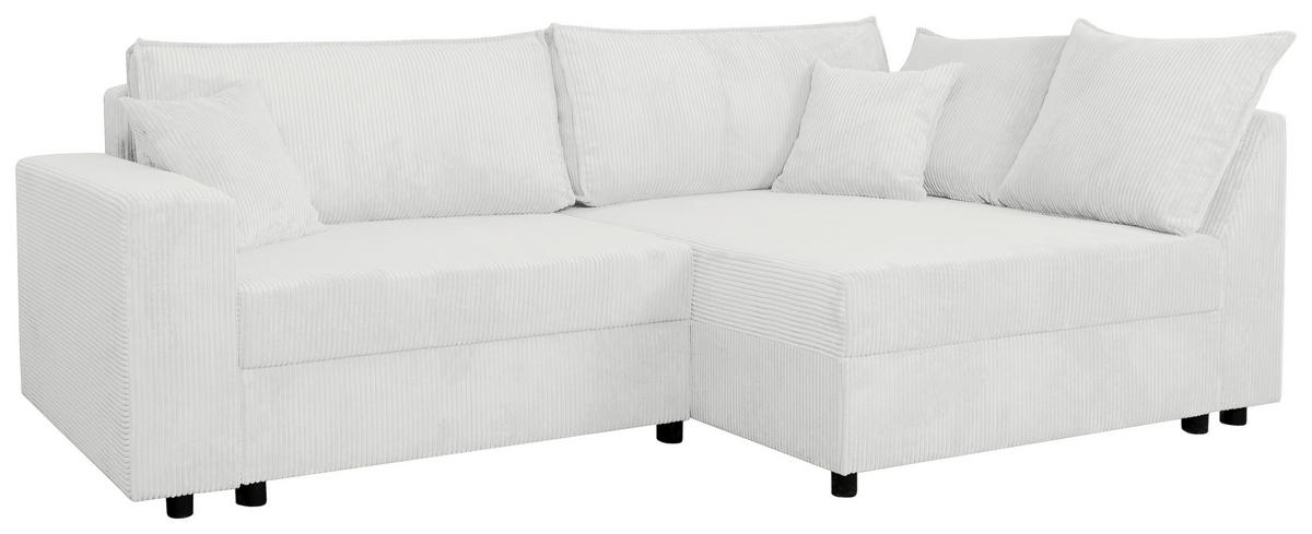 ROHOVÁ SEDACIA SÚPRAVA, textil, prírodná farba - čierna/prírodná farba, Konventionell, textil/plast (245/153cm) - Carryhome