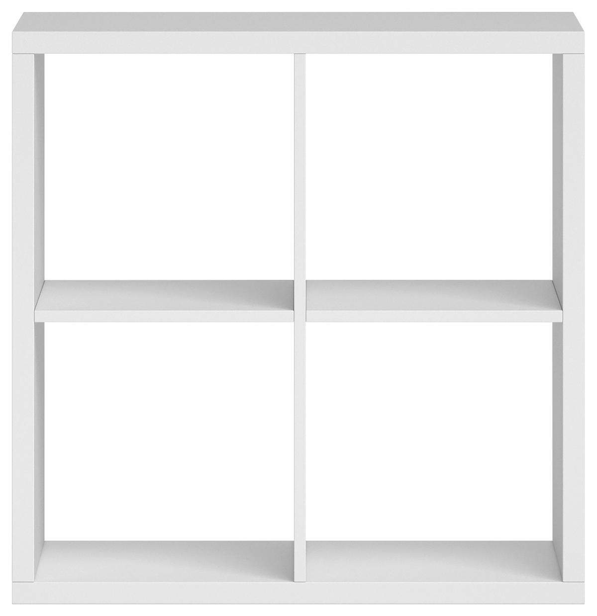 RAUMTEILER  in Holzwerkstoff   - Weiss, Design, Holzwerkstoff (77/77/38cm) - Carryhome