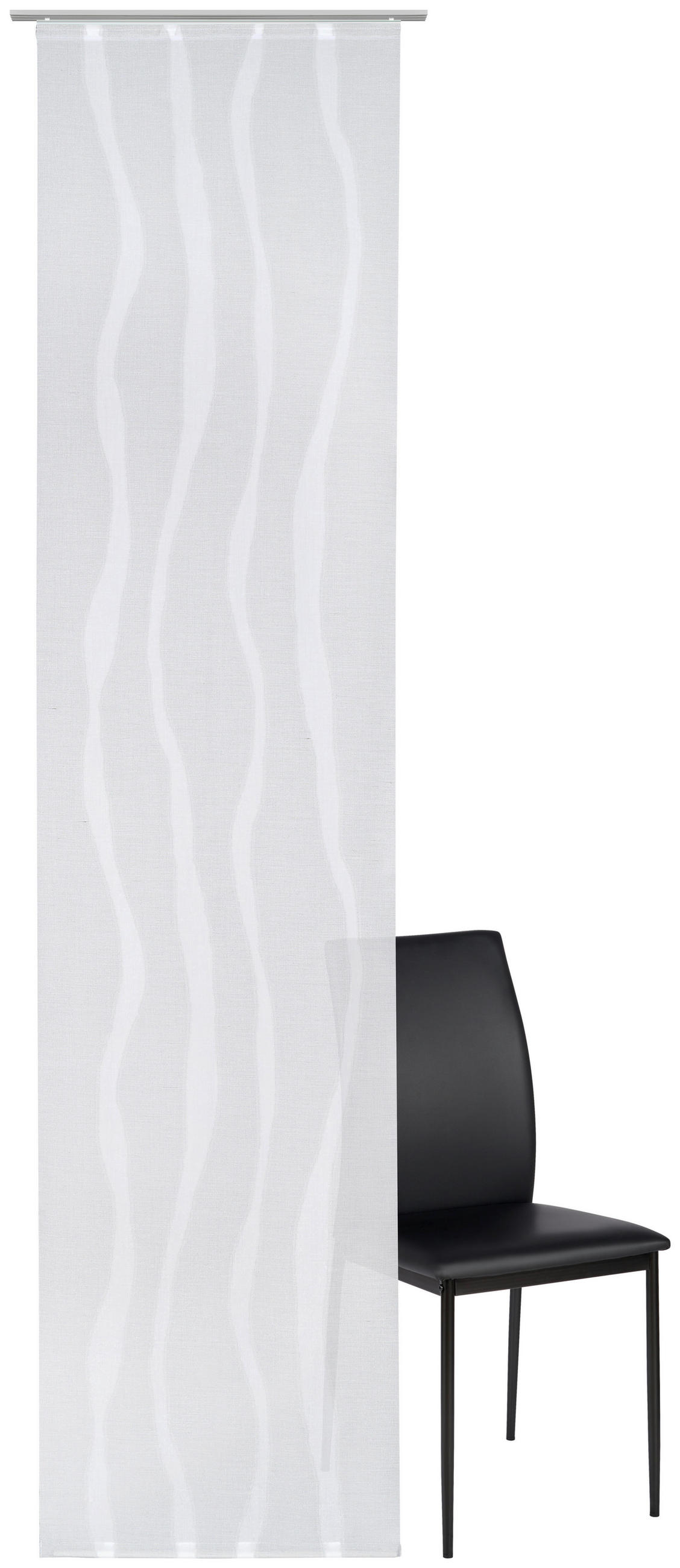 PANEL ZAVESA siva - siva, Konvencionalno, tekstil (60/255cm) - Novel