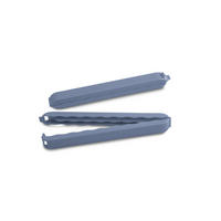 SPONY NA UZATVÁRANIE   - modrá, Basics, plast (21,5/5,5/2,6cm) - Rotho