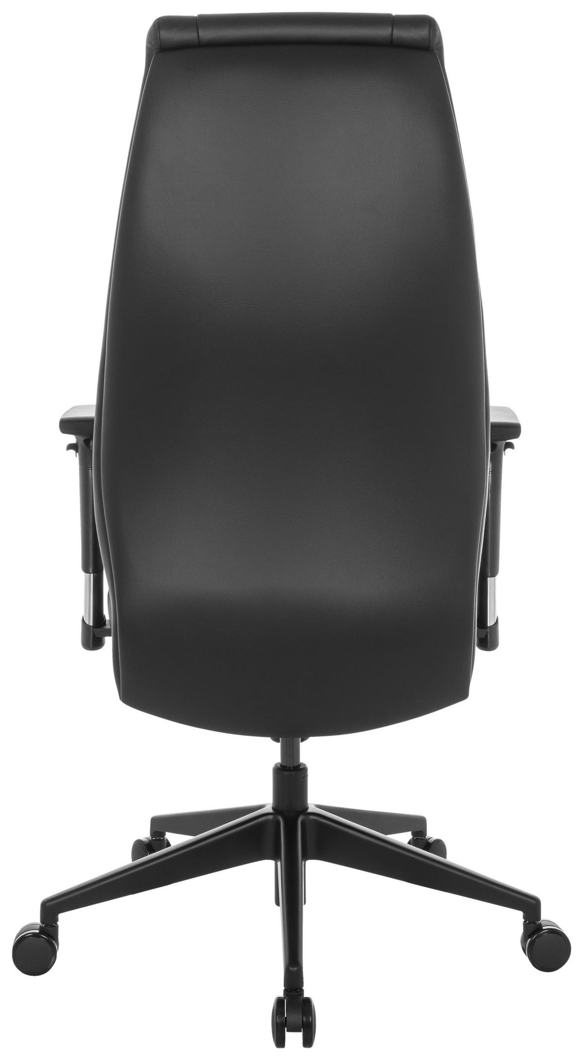 SNURRSTOL  i läderimitation svart  - svart, Basics, metall/textil (67/119-129/76cm) - MID.YOU