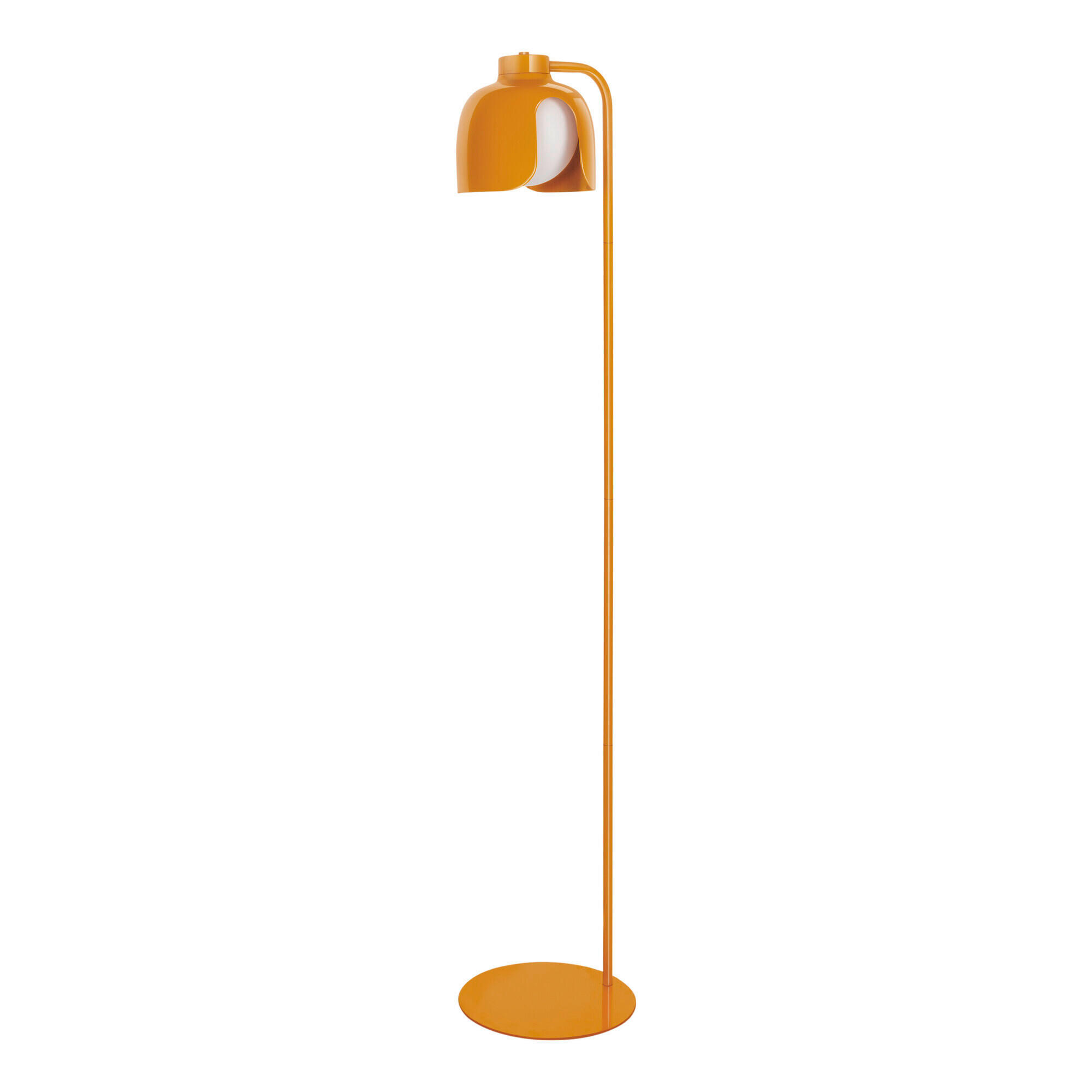 STEHLEUCHTE 27/141 cm    - Orange, Basics, Glas/Metall (27/141cm) - Osram