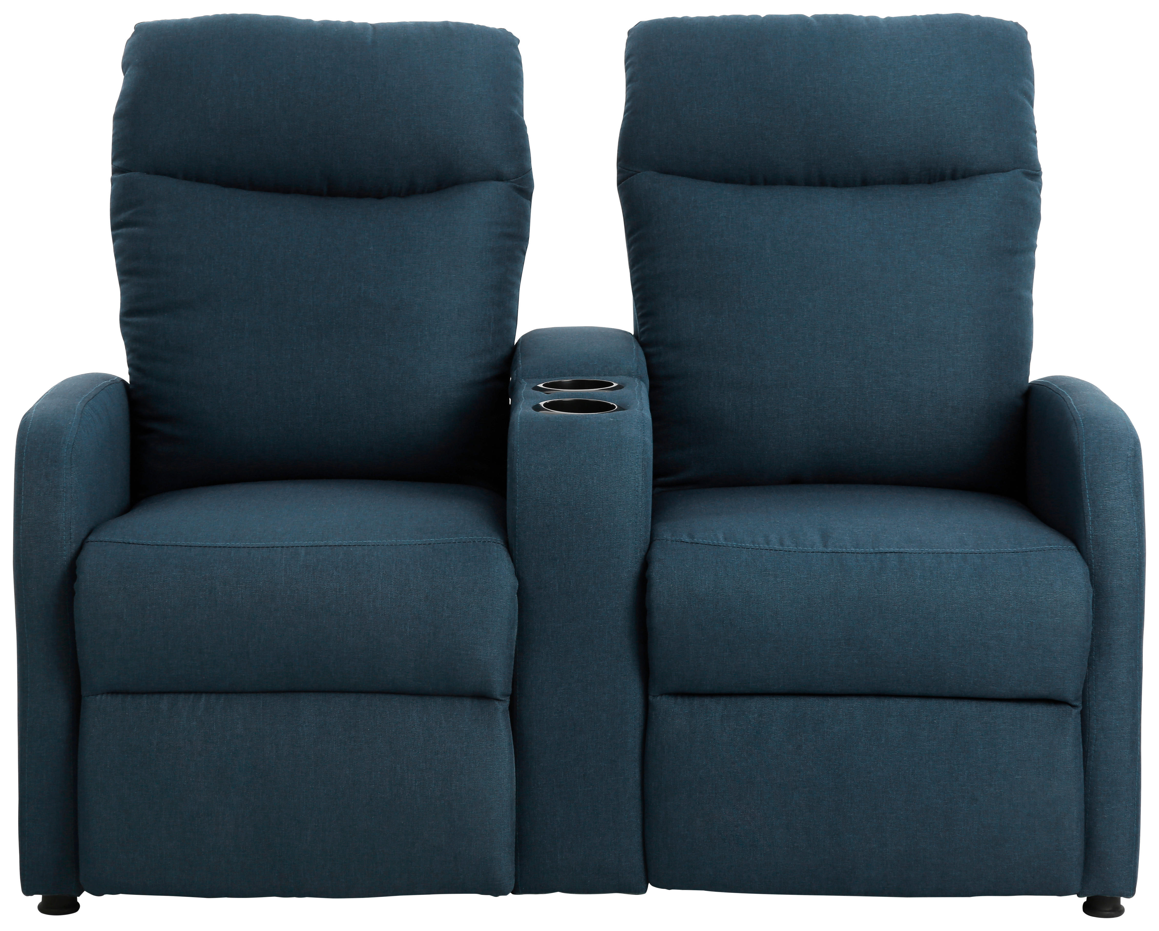 CANAPEA HOME CINEMA textil albastru