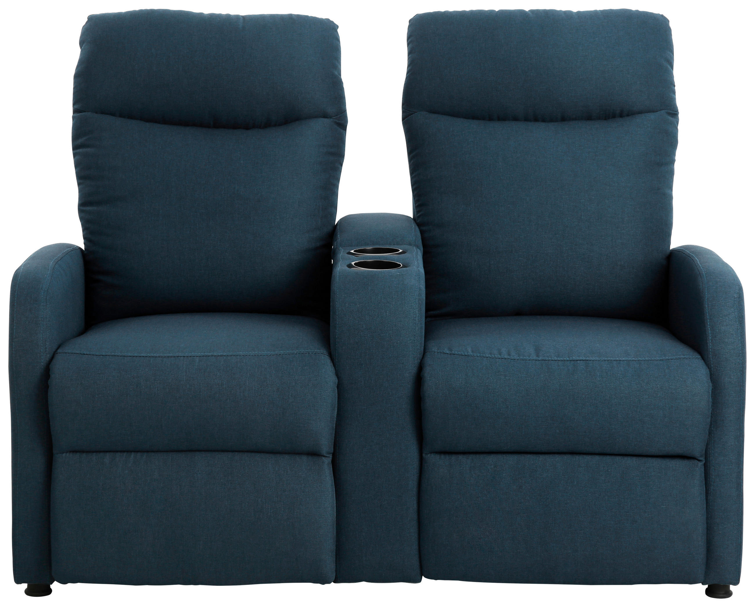 P & B KŘESLO PRO DOMÁCÍ KINO, textil, modrá