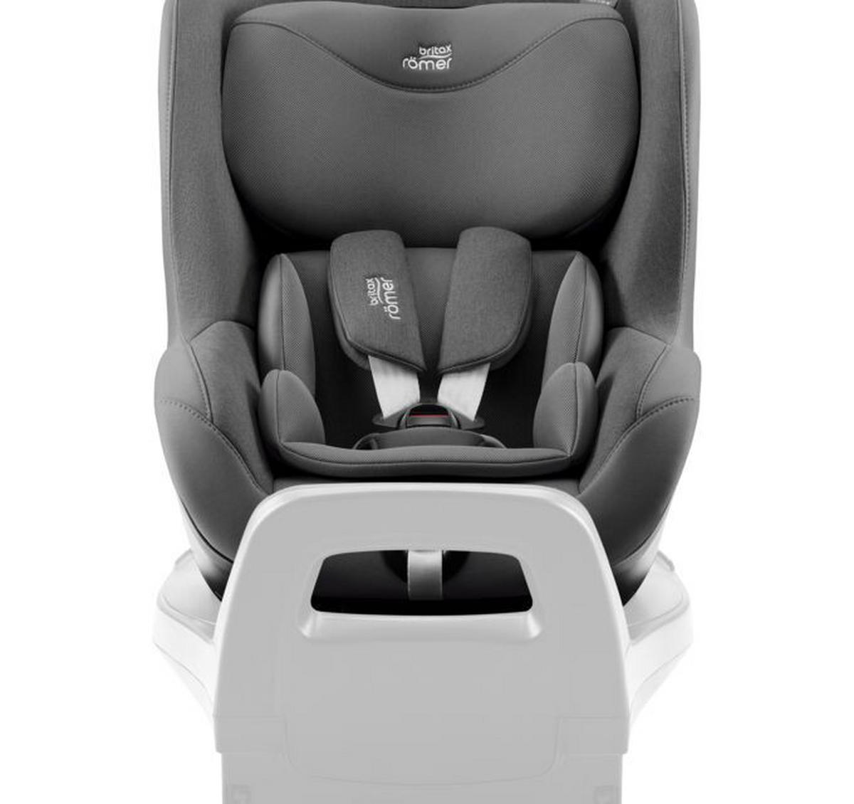 REBOARDER-KINDERSITZ Dualfix 5Z  - Dunkelgrau/Anthrazit, Basics, Kunststoff/Textil (44/48/74cm) - Britax Römer