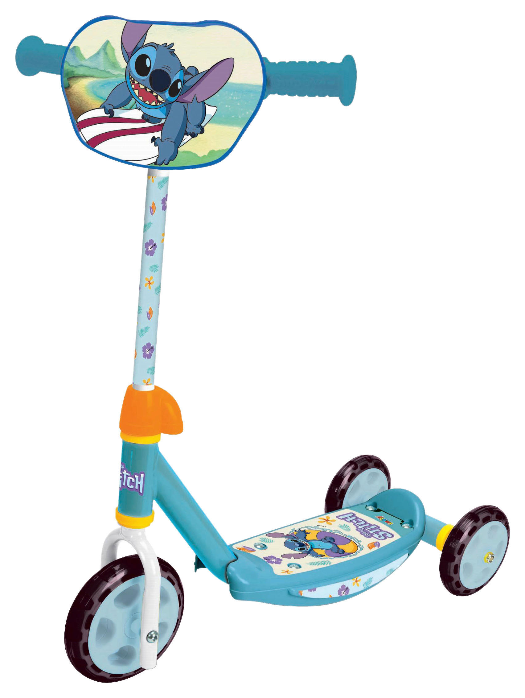 KINDERSCOOTER Stitch  - Multicolor, Trend, Kunststoff/Metall (32/56/60-67cm) - Simba