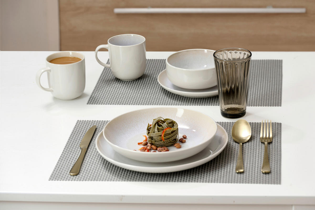 TAFELSERVICE Creme 8-teilig Laredo  - Creme, Basics, Keramik (29/17/29cm) - Ritzenhoff Breker