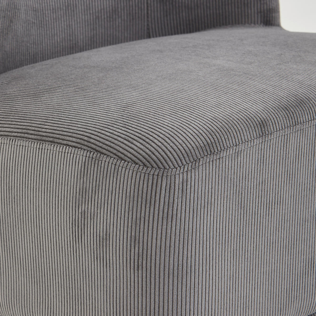 SESSEL Cord Grau    - Grau, Design, Holz/Textil (64/71/73cm) - MID.YOU