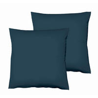 KISSENHÜLLEN-SET 40/40 cm  - Blau, Basics, Textil (40/40cm) - Fleuresse