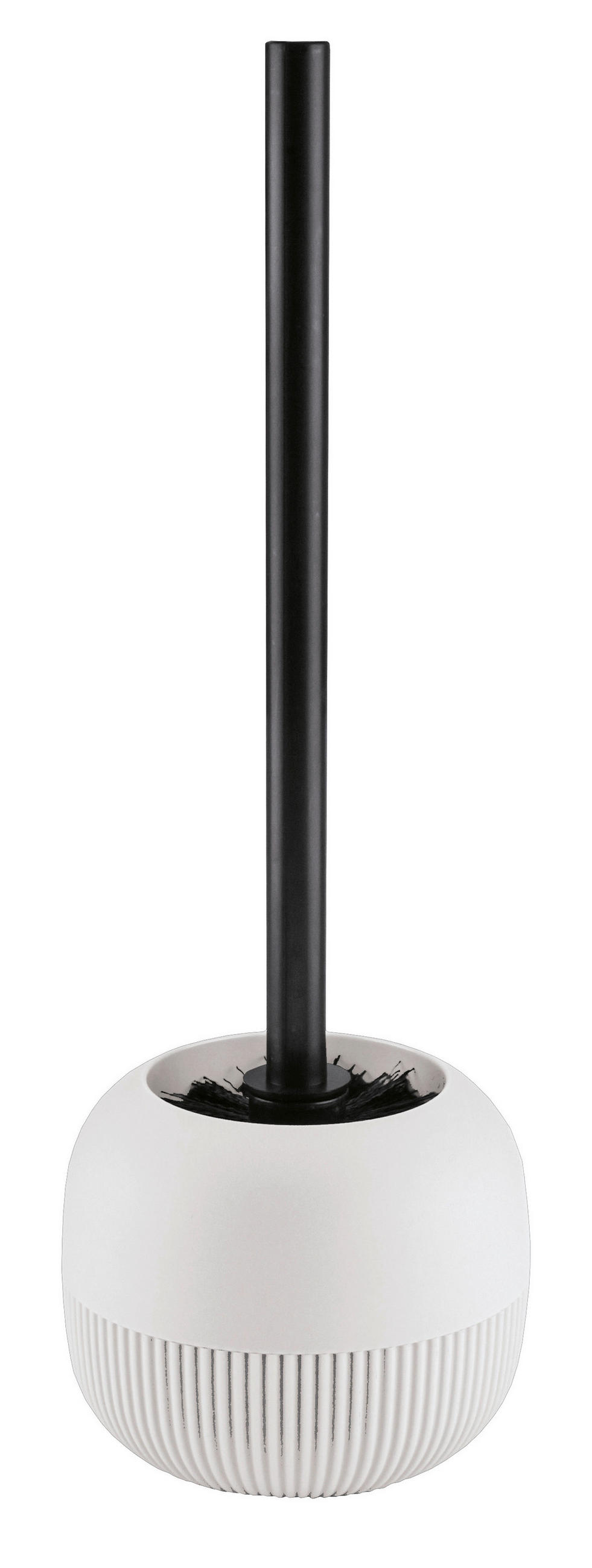 WC-BÜRSTENHALTER - Weiß, Design, Kunststoff (13/38/13cm) - Kleine Wolke