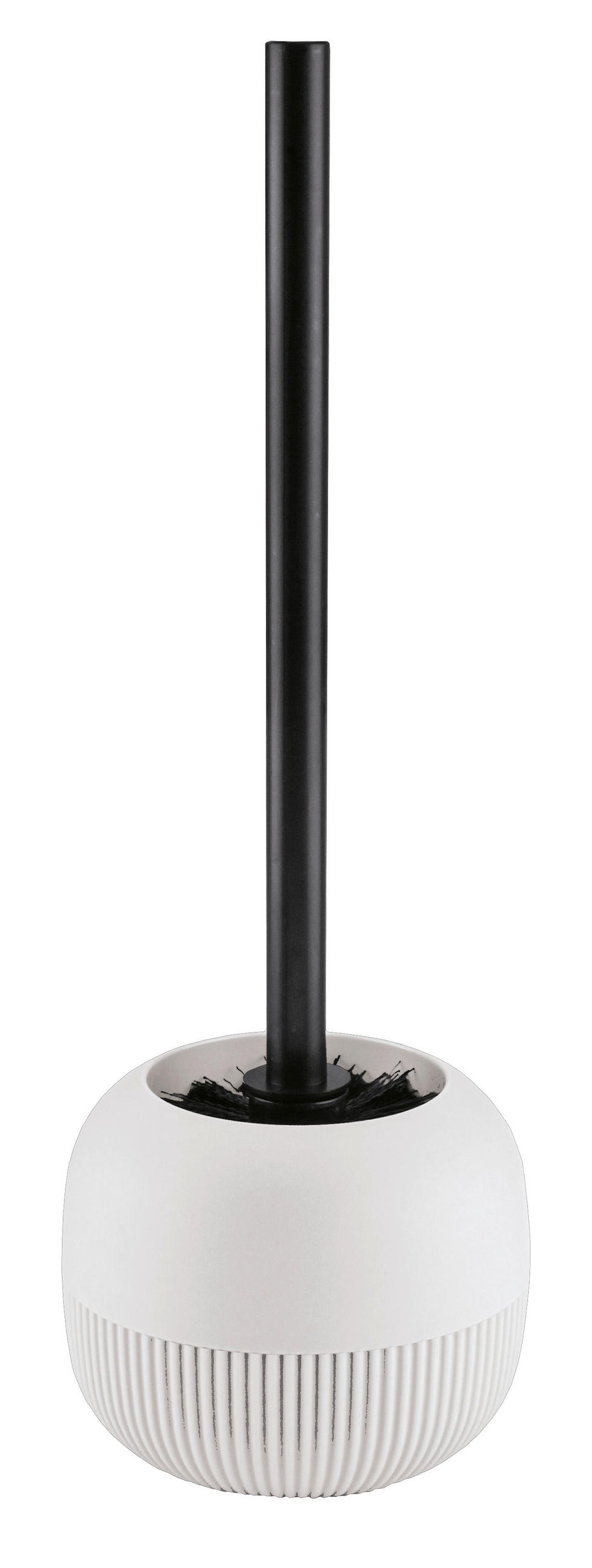 WC-BÜRSTENHALTER - Weiß, Design, Kunststoff (13/38/13cm) - Kleine Wolke